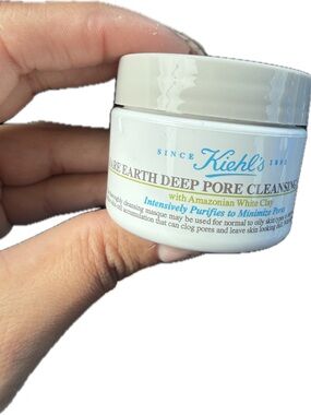Kiehl's White Jar Rare Earth Deep Pore Cleansing Masque